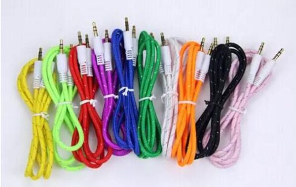Braided AUX 3.5mm Stereo Auxiliary Car Audio Cable Male to Male for iPhone 6 6+ /Samsung Galaxy S5/PDA/ipad/MP3 2018
Braided AUX 3.5mm Stereo Auxiliary Car Audio Cable Male to Male for iPhone 6 6+ /Samsung Galaxy S5/PDA/ipad/MP3 2018
