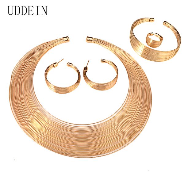uddein nigerian wedding jewelry sets multi layer metal statement choker necklace & pendant bohemian maxi necklace set, Silver
uddein nigerian wedding jewelry sets multi layer metal statement choker necklace & pendant bohemian maxi necklace set, Silver