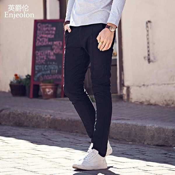wholesale-enjeolon brand new long winter trousers pants straight casual pants man, fashion fit black male k6103
wholesale-enjeolon brand new long winter trousers pants straight casual pants man, fashion fit black male k6103