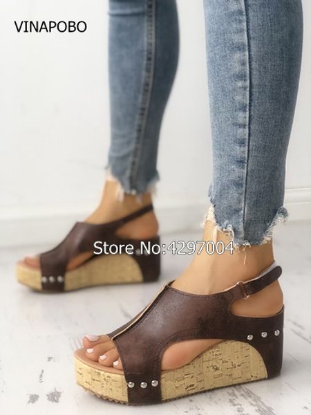 vinapobo 2018 new designer leather summer roman sandals wedges high heels peep-toe platform heel shoes woman, Black
vinapobo 2018 new designer leather summer roman sandals wedges high heels peep-toe platform heel shoes woman, Black