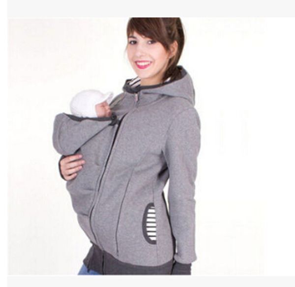 Autumn Winter Women Tops Fashion Baby Carrier Hoodie Zip Up Maternity Kangaroo Hooded Sweatshirt Hoodies
Autumn Winter Women Tops Fashion Baby Carrier Hoodie Zip Up Maternity Kangaroo Hooded Sweatshirt Hoodies