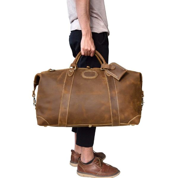 vintage crazy horse leather men duffel bags 20" big capacity genuine leather travel bag large luggage weekend bags shoulder bag
vintage crazy horse leather men duffel bags 20" big capacity genuine leather travel bag large luggage weekend bags shoulder bag