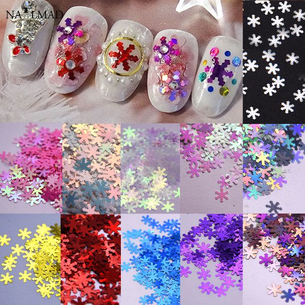 1box xmas snowflake nail sequins flakes ab gold sliver glitter winter 3d nail art tips decoration holographic mixed, Silver;gold
1box xmas snowflake nail sequins flakes ab gold sliver glitter winter 3d nail art tips decoration holographic mixed, Silver;gold
