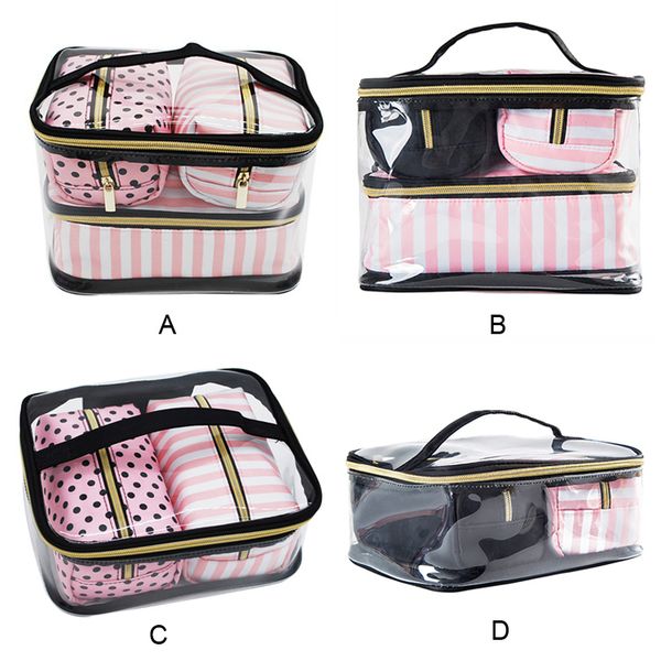pvc transparent cosmetic bag women's pink travel waterproof clear wash organizer pouch beauty makeup case accessories supplies
pvc transparent cosmetic bag women's pink travel waterproof clear wash organizer pouch beauty makeup case accessories supplies
