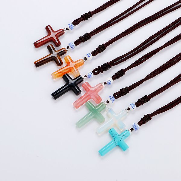 roing nature opal cross pendant necklace christian jewelry men women crystal stone necklaces jewelry n033, Silver
roing nature opal cross pendant necklace christian jewelry men women crystal stone necklaces jewelry n033, Silver