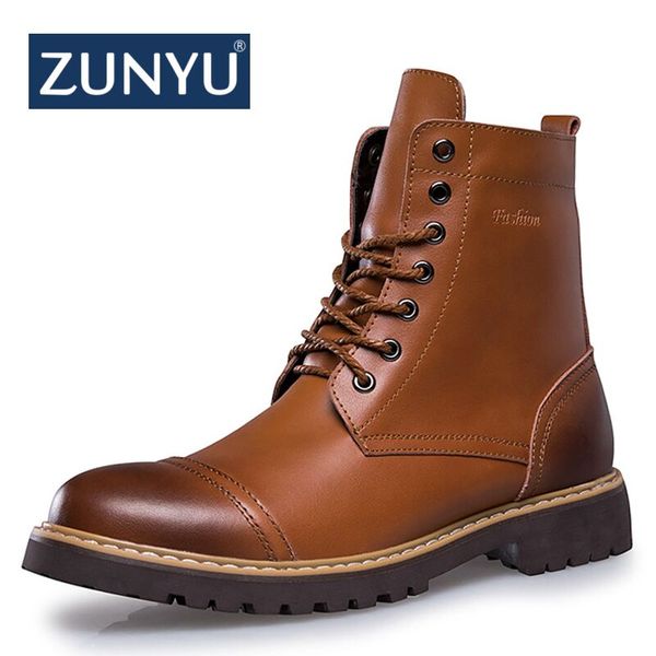 zunyu 2018 new autumn winter fashion men boots vintage style casual men shoes high-cut lace-up warm plush motorcycle boots, Black
zunyu 2018 new autumn winter fashion men boots vintage style casual men shoes high-cut lace-up warm plush motorcycle boots, Black