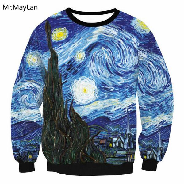 oil painting gogh starry night 3d print sweatshirts men/women casual streetwear hoodies outfits pullover jumper clothes, Black
oil painting gogh starry night 3d print sweatshirts men/women casual streetwear hoodies outfits pullover jumper clothes, Black