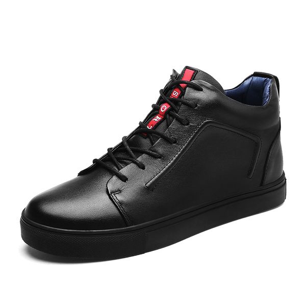 keep warm men winter boots genuine leather wear casual shoes working fashion men shoes, Black
keep warm men winter boots genuine leather wear casual shoes working fashion men shoes, Black