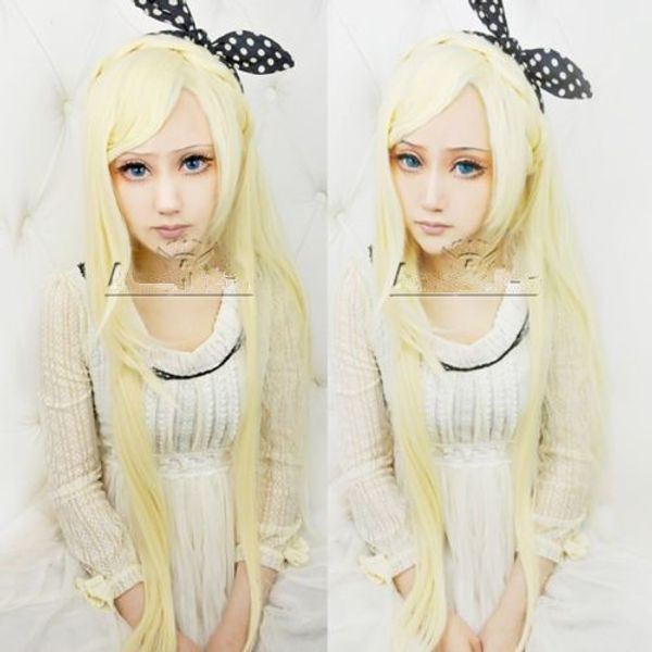 dangan ronpa sonia nevermind light blonde braid long wavy costume cosplay wig, Black
dangan ronpa sonia nevermind light blonde braid long wavy costume cosplay wig, Black