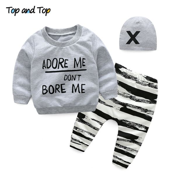 and baby clothing set newborn long sleeve letters sweatshirt+casual pants+hat 3pcs tracksuit infant clothing sets, White
and baby clothing set newborn long sleeve letters sweatshirt+casual pants+hat 3pcs tracksuit infant clothing sets, White