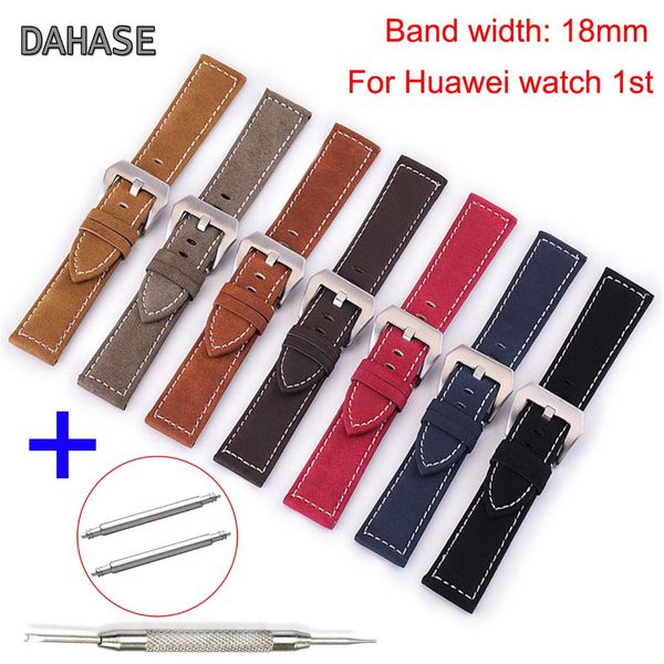 18mm width retro matte genuine leather strap for huawei watch 1st band bracelet for huawei smart watch 1st wrist band, Black;brown
18mm width retro matte genuine leather strap for huawei watch 1st band bracelet for huawei smart watch 1st wrist band, Black;brown