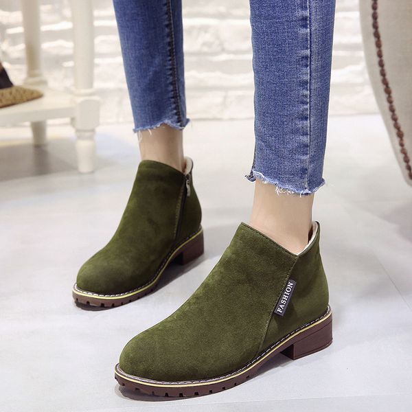 2018 spring autumn winter boots women green fashion boots ankle plush warm women winter boots shoes waterproof snow boot, Black
2018 spring autumn winter boots women green fashion boots ankle plush warm women winter boots shoes waterproof snow boot, Black