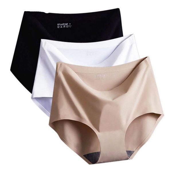 Underwear Briefs Women Sexy Ice Silk Breathable Seamless Panties Briefs Ladies Girls Intimates Panty Underpants, White
Underwear Briefs Women Sexy Ice Silk Breathable Seamless Panties Briefs Ladies Girls Intimates Panty Underpants, White