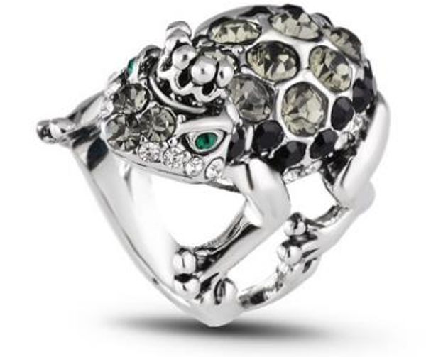 small jewelry wholesale popular retro diamond frog crown ring hipster ring jewelry, Silver
small jewelry wholesale popular retro diamond frog crown ring hipster ring jewelry, Silver