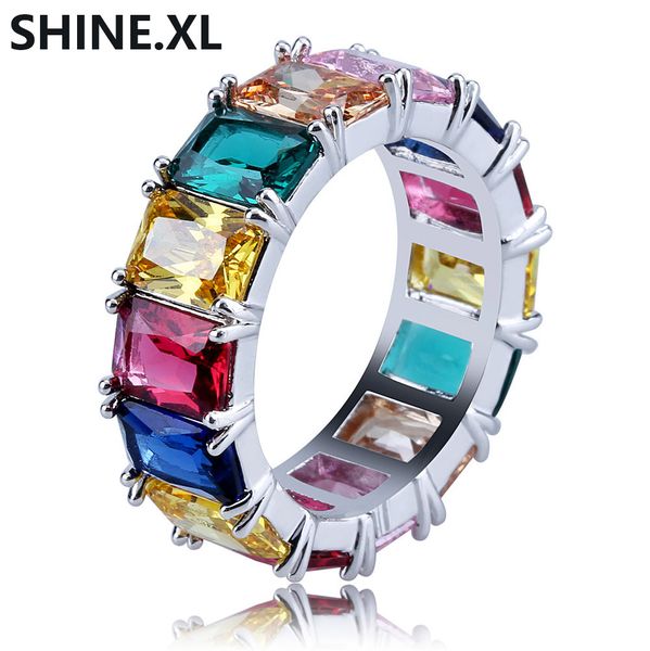 new design men ring micro paved colored zircon gold color plated finger rings for men women size 7-11, Silver
new design men ring micro paved colored zircon gold color plated finger rings for men women size 7-11, Silver