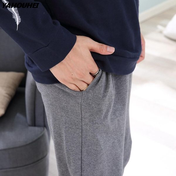 casual cotton pajama sets for men 2018 autumn winter long sleeve o-neck pyjama print nightwear male lounge homewear home clothes, Black;brown
casual cotton pajama sets for men 2018 autumn winter long sleeve o-neck pyjama print nightwear male lounge homewear home clothes, Black;brown