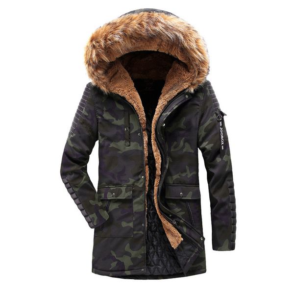aboorun mens winter parkas camou longline fur hooded jackets leather pleated sleeve thick coat outerwear for male yc1351, Black
aboorun mens winter parkas camou longline fur hooded jackets leather pleated sleeve thick coat outerwear for male yc1351, Black