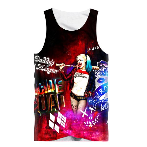 new funny tank men sleeveless vest t-shirt punk quinn 3d print t shirt boy bodybuilding undershirt fashion tanktop, White;black
new funny tank men sleeveless vest t-shirt punk quinn 3d print t shirt boy bodybuilding undershirt fashion tanktop, White;black
