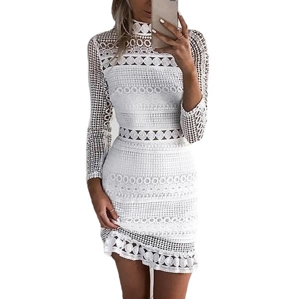 fashion women elegant sweet white mini dress stylish hollow out dress casual slim beach summer sundress long sleeve vestidos, Black;gray
fashion women elegant sweet white mini dress stylish hollow out dress casual slim beach summer sundress long sleeve vestidos, Black;gray