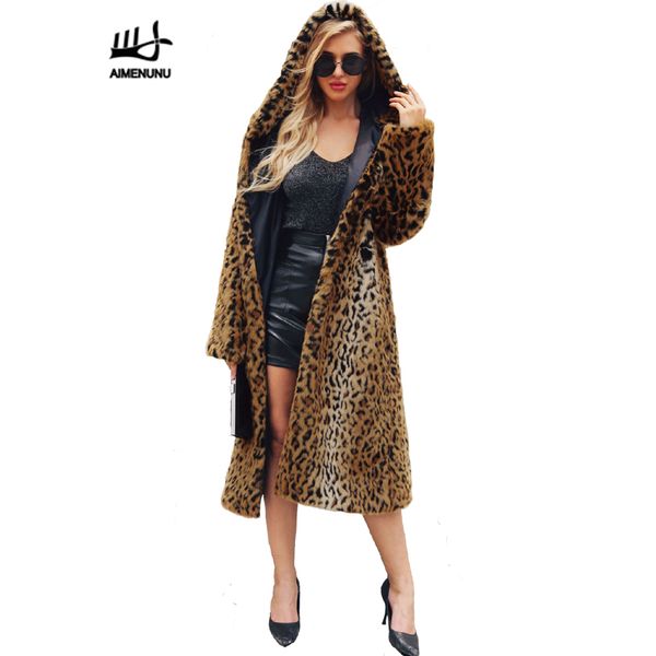 winter hooded colored fur coat women fashion luxury thick x long overcoat faux fur leopard jacket plus size, Black
winter hooded colored fur coat women fashion luxury thick x long overcoat faux fur leopard jacket plus size, Black