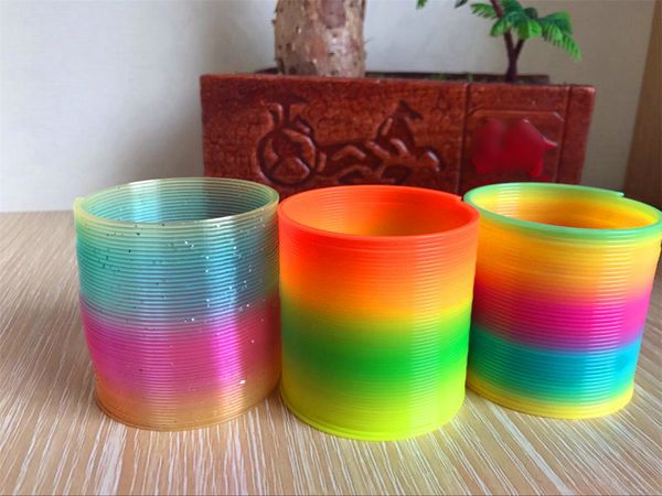 fashion rainbow circle colorful rainbow plastic magic slinky kids children classic development educational toy christmas gifts dhl 60pcs
fashion rainbow circle colorful rainbow plastic magic slinky kids children classic development educational toy christmas gifts dhl 60pcs
