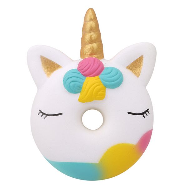 

NEW 13cm jumbo Kawaii Squishy Unicorn Donut Charms Toy Slow Rising Lovely Unicorn Doughnut Squeeze Squishies Stress Reliever toys Kids Gift