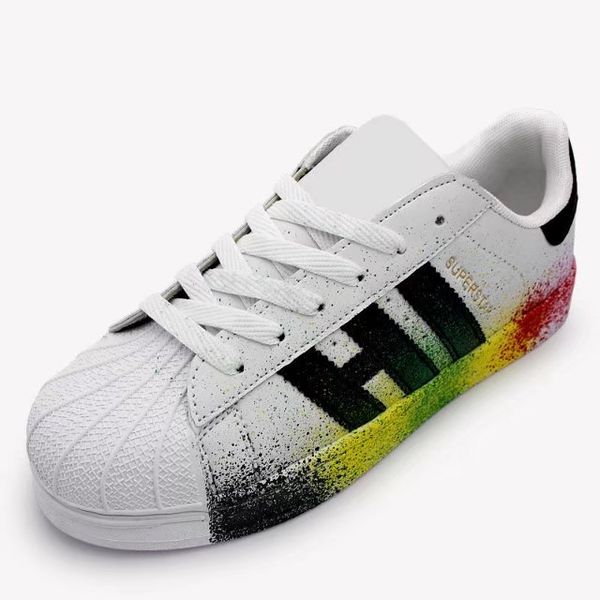 Mens Womens Superstar Sneakers Casual Walking Shoes Woman Man Flat Shoes