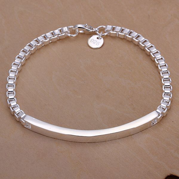 fine 925 sterling silver bracelet,xmas new style 925silver chain box for women men fashion jewelry gift link italy percing h079, Black
fine 925 sterling silver bracelet,xmas new style 925silver chain box for women men fashion jewelry gift link italy percing h079, Black