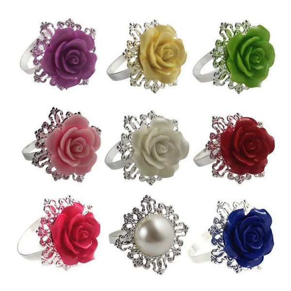 rose flower rhinestone napkin ring serviette holder napkin circle buckles for wedding banquet dinner decor fashion accessories 120pcs t1i863
rose flower rhinestone napkin ring serviette holder napkin circle buckles for wedding banquet dinner decor fashion accessories 120pcs t1i863