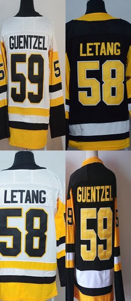 2017 58 kris letang 59 jake guentzel black white embroidery ice hockey jerseys size xs-3xl, Black;red
2017 58 kris letang 59 jake guentzel black white embroidery ice hockey jerseys size xs-3xl, Black;red