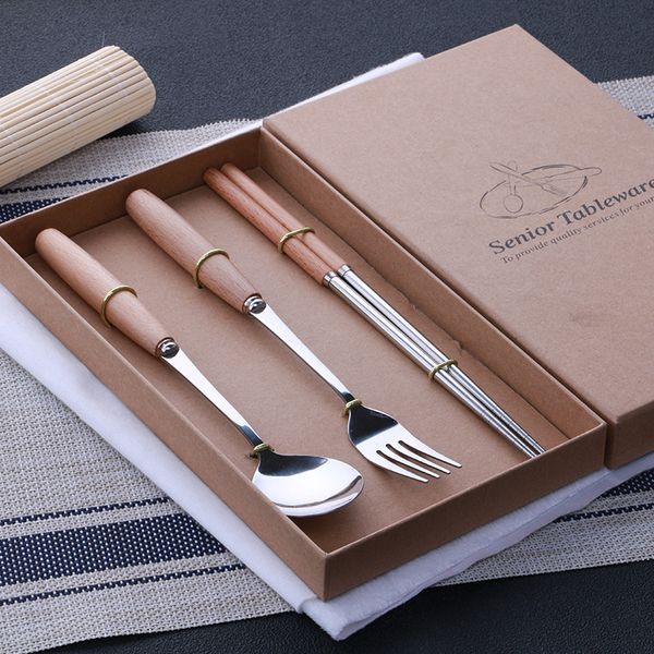50 sets of logs handle stainless steel steak cutlery chopsticks four sets of gift boxes packaging gifts business gifts
50 sets of logs handle stainless steel steak cutlery chopsticks four sets of gift boxes packaging gifts business gifts