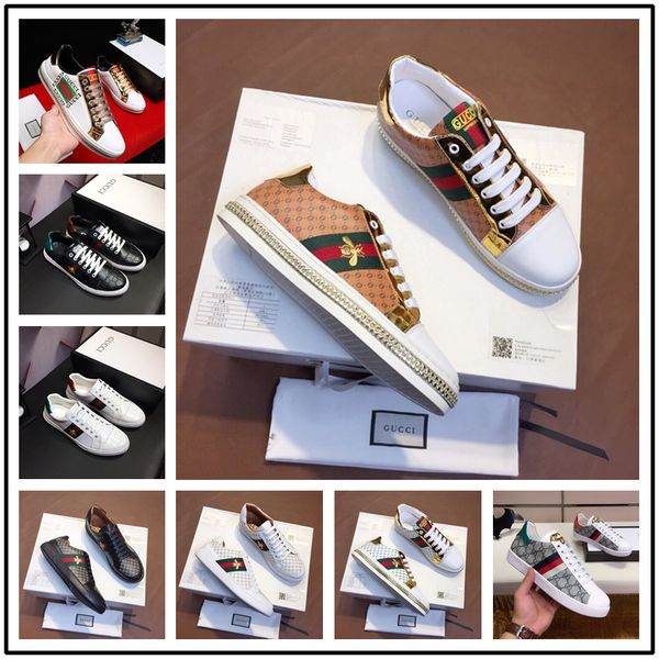 2018 lsnakeskin-trimmed embellished Leather Sneakers Branded Men White Sneaker Luxury Brand Women Gold Bee Walking Casual Shoes
2018 lsnakeskin-trimmed embellished Leather Sneakers Branded Men White Sneaker Luxury Brand Women Gold Bee Walking Casual Shoes