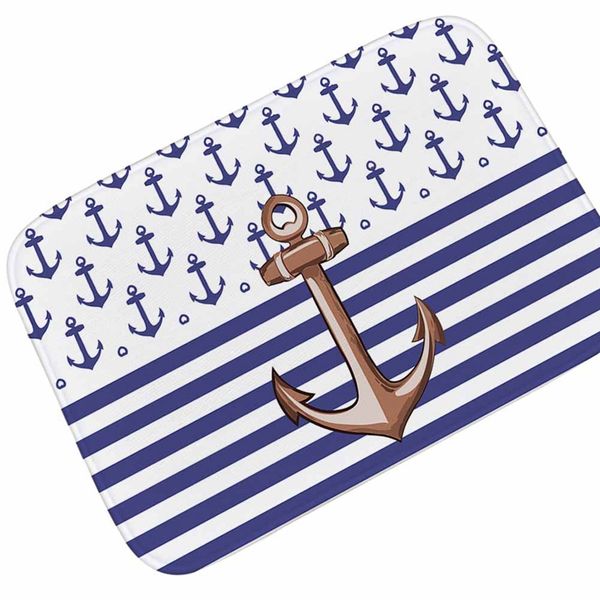 striped anchor print coral fleece doormat area rug bathroom kitchen non-slip small carpet door floor mat home decor supplies
striped anchor print coral fleece doormat area rug bathroom kitchen non-slip small carpet door floor mat home decor supplies