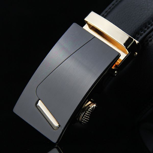 real leather man automatic belt gold gold buckle, Black;brown
real leather man automatic belt gold gold buckle, Black;brown