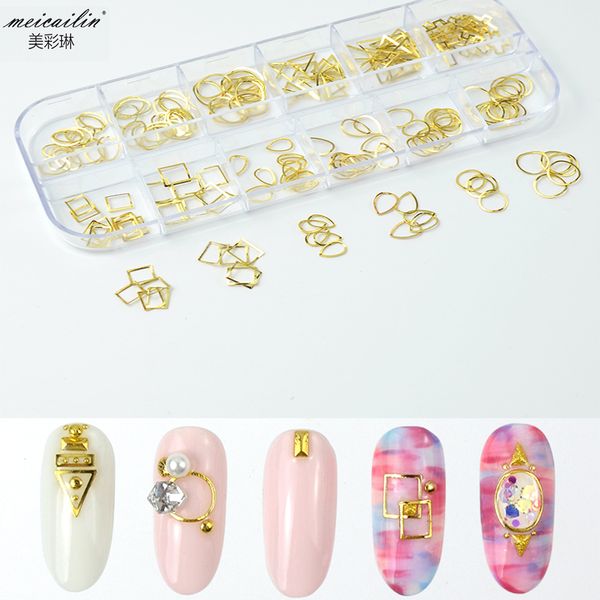 12 grids gold alloy mix nail rivets bar ab rhinestones punk nails chain hollow caviar copper beads 3d diy nail art decorations, Silver;gold
12 grids gold alloy mix nail rivets bar ab rhinestones punk nails chain hollow caviar copper beads 3d diy nail art decorations, Silver;gold