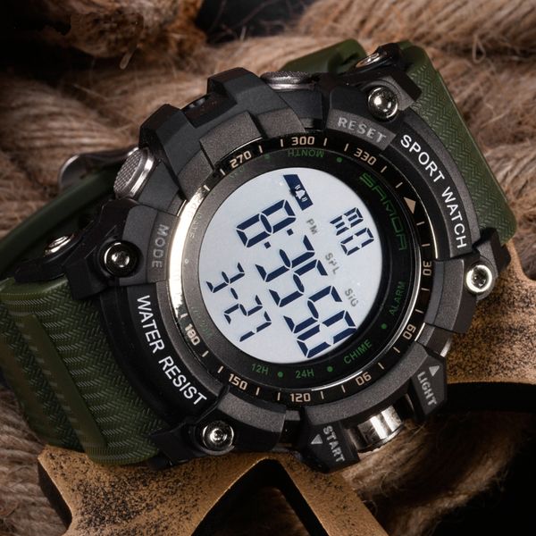 montre homme luxury men's watch waterproof sport quartz digital watch brand electronic led wrist for male clock 359, Slivery;brown
montre homme luxury men's watch waterproof sport quartz digital watch brand electronic led wrist for male clock 359, Slivery;brown