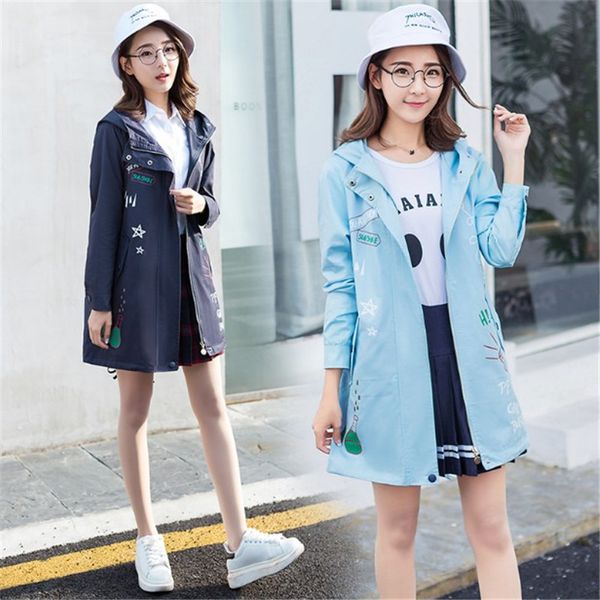 2018 spring autumn college style letters stars print hooded jackets women cute zipper windbreaker jacket coats girls a1405, Tan;black
2018 spring autumn college style letters stars print hooded jackets women cute zipper windbreaker jacket coats girls a1405, Tan;black
