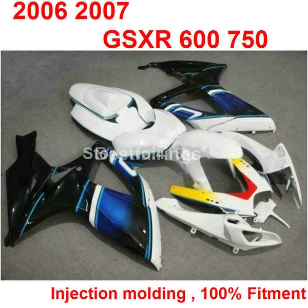 7gifts injection molding fairing kit for suzuki gsxr600 gsxr750 2006 2007 white blue black gsxr 600 750 06 07 df45
7gifts injection molding fairing kit for suzuki gsxr600 gsxr750 2006 2007 white blue black gsxr 600 750 06 07 df45