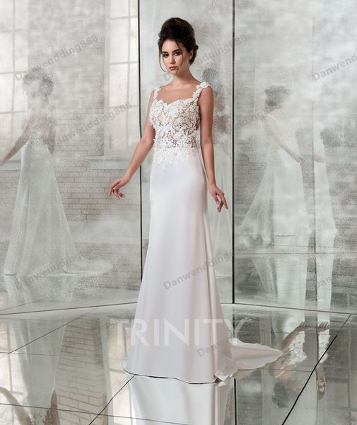elegant ivory satin scoop applique mermaid wedding dresses bridal pageant dresses wedding attire dresses custom size 2-16 zw713257, White
elegant ivory satin scoop applique mermaid wedding dresses bridal pageant dresses wedding attire dresses custom size 2-16 zw713257, White