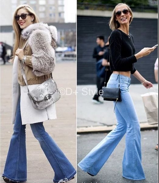 2018 new european design women's autumn spring fashion retro denim jeans elastic flare long pants trousers plus size 25 26 27 28 29 30, Blue
2018 new european design women's autumn spring fashion retro denim jeans elastic flare long pants trousers plus size 25 26 27 28 29 30, Blue