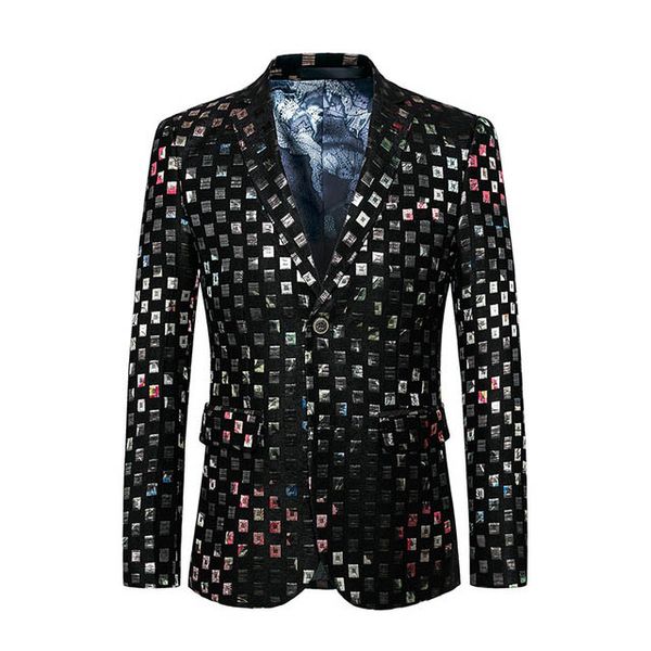 new brand mens printed blazers canonicals dress male blazer men's coats luxury stage suits jacket for men plus size m-6xl, White;black
new brand mens printed blazers canonicals dress male blazer men's coats luxury stage suits jacket for men plus size m-6xl, White;black