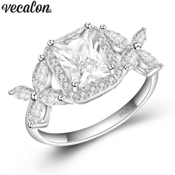 vecalon flower style lady 925 sterling silver ring 5a zircon cz engagement wedding band rings for women bridal jewelry, Slivery;golden
vecalon flower style lady 925 sterling silver ring 5a zircon cz engagement wedding band rings for women bridal jewelry, Slivery;golden