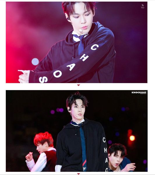2018 kpop new nct 127 same chaos sweatershirt harajuku style loose long sleeved hoodie man and women's winter hoody with hat, Black
2018 kpop new nct 127 same chaos sweatershirt harajuku style loose long sleeved hoodie man and women's winter hoody with hat, Black