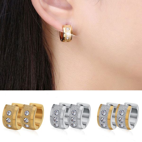 rhinestones hoop earrings men earrings trendy women's fashion 3 colors stainless steel ear popular jewelry, Golden;silver
rhinestones hoop earrings men earrings trendy women's fashion 3 colors stainless steel ear popular jewelry, Golden;silver
