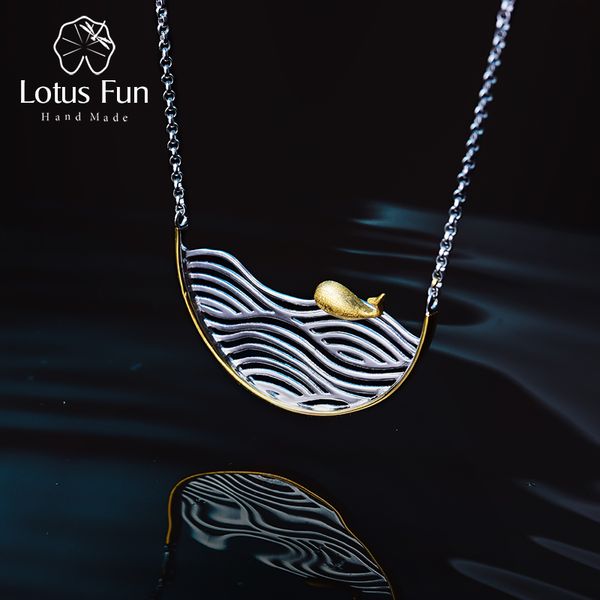 lotus fun real 925 sterling silver handmade designer fine jewelry creative swimming fish necklace for women acessorio collier
lotus fun real 925 sterling silver handmade designer fine jewelry creative swimming fish necklace for women acessorio collier