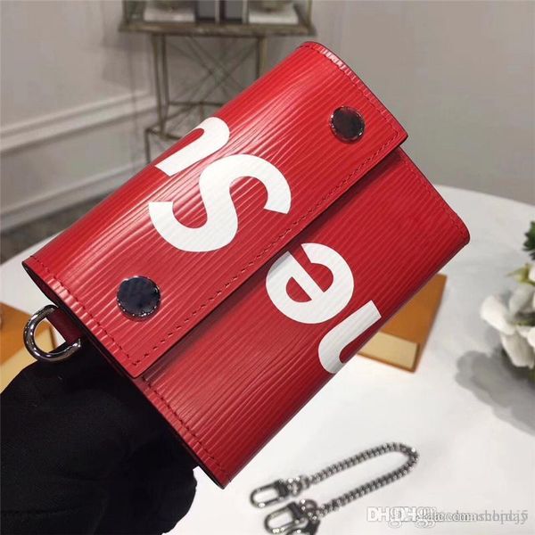2018 est red black epi bifold slender bracelet wallet purse burse bag men womne with original box authentic
2018 est red black epi bifold slender bracelet wallet purse burse bag men womne with original box authentic