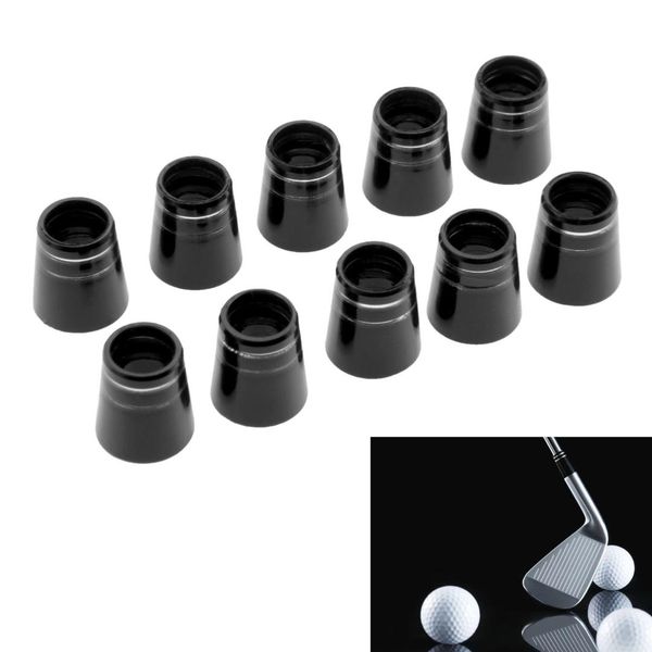 

gohantee 10pcs/lot golf club ferrules for 0.335 inch tip irons shaft 8.6*15*13.5mm golf accessories sleeve ferrule replacements
