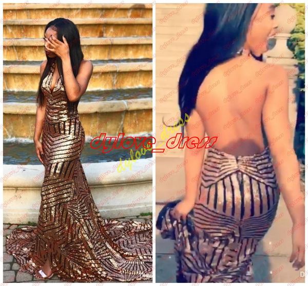 2018 elegant plus size gold sequined mermaid formal dress women formal dresses mermaid prom dress, Black
2018 elegant plus size gold sequined mermaid formal dress women formal dresses mermaid prom dress, Black