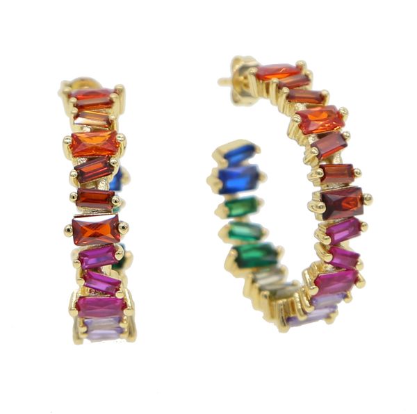 gold filled fashion women lady jewelry baguette cz full stone band hoop rainbow cubic zirconia luxury trendy hoop earring, Golden;silver
gold filled fashion women lady jewelry baguette cz full stone band hoop rainbow cubic zirconia luxury trendy hoop earring, Golden;silver
