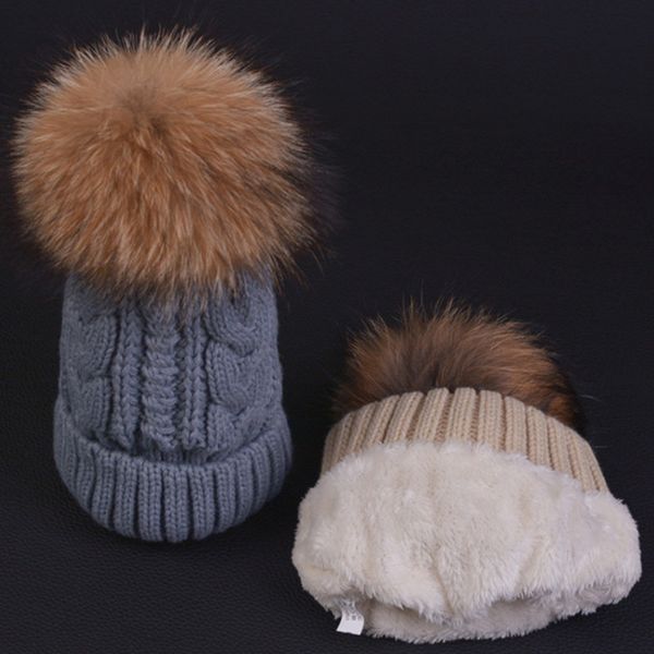 brand women's hats velvet fleece beanies warm hat detachable faux big raccoon fur pompom hat twist knitted caps winter accessori, Blue;gray
brand women's hats velvet fleece beanies warm hat detachable faux big raccoon fur pompom hat twist knitted caps winter accessori, Blue;gray